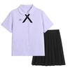 Conjunto de vestido JK estilo estrangeiro para crianças, uniforme escolar tailandês, estilo universitário, verão, escola primária, roupas de formatura, jardim de infância