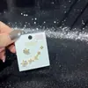 Pendientes de Tachuela de Moda Pendientes de Mariposa Nuevos Versátiles Súper Brillantes Circonita Aguja de Plata S925 Galvanizada Ecológica Ropa de Moda de Invierno
