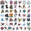 50 Pegatinas de Graffiti Temáticas de Hockey sobre Hielo de Compra Directa Transfronteriza Decoración para Amazon Casco DIY Pegatinas para Refrigerador