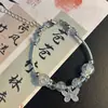 Pulsera Popular de Amor Aguamarina para Mujer, Pulsera de Alta Gama para Mujer, Corazón del Océano, Regalo del Día de San Valentín