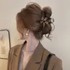 Pinza para el Cabello con Estampado de Leopardo y Flores para Mujer 2025 Nuevo Pinza de Tiburón de Alta Gama para la Parte Posterior de la Cabeza con Gran Volumen de Cabello Pinza Grande para el Cabello Accesorios Grandes para el Cabello