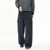 Novedad Otoño/Invierno 2026: Pantalones de Trabajo Casuales para Hombre de Punto Pesado de Pierna Recta con Jacquard de Patrón de Dinero, Modernos y Cómodos