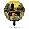 Novos Balões de Folha de Alumínio de Halloween de 18 Polegadas, Ceifador Abóbora Caveira Atmosfera Festa Balões de Páscoa