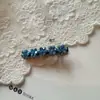 Horquilla de flor de pedrería de alta calidad clip para flequillo de frente de alto valor de color clip lateral de Corea del Sur delicado clip de pico de pato
