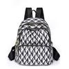 Mochila de Gran Capacidad de Tela Oxford de Nailon Nuevo Estilo Coreano Mochila Pequeña para Mujer Mochila Estampada de Moda para Mujer Bolso de Mujer