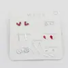 Pendientes Pequeños Chapados en Plata 925 para Estudiantes Mujeres, Sencillos y Delicados, Perfectos para Perforaciones de Oreja, Exquisitos y Lindos, Pendientes Versátiles para Usar Toda la Semana