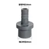 Conector Reto de Engate Rápido de PVC para Mangueira Braçadeira Plástica 6 1 20 a 12 Converter 14 16 8 25 32