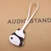 Cuerda Colgante para Equipaje de Cuero de Panda Gigante Guochao Colgante Colgante Tesoro Nacional Accesorios para Ropa de Panda Adornos Colgantes de Cuero