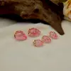 Cuentas colgantes de fresa de resina lindas estilo japonés materiales para abalorios DIY hechos a mano para collares, pulseras y accesorios
