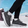 Novos Sapatos de Inverno para Mulheres, Sapatos Quentes de Algodão Aveludado, Solas Macias, Sapatos Ultraleves para Idosos, Sapatos Casuais Esportivos, Sapatos para Mães de Meia-Idade