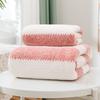 Toalla de vellón coral de punto por urdimbre, fina, suave, absorbente, de fibra, gruesa, con logotipo, para regalo, venta al por mayor