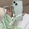 Adequado para Capa de Celular Apple 18Promax Duas em Uma Cor Sólida Moldura Transparente Iphone17 Anti-Queda 14 Capa Macia 16
