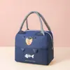 Bolsa Nueva Original para Lonchera para Trabajadores de Oficina, Bolsa de Almuerzo Térmica con Papel de Aluminio Espesado, Bolsa de Lonchera Portátil Térmica para Estudiantes de Primaria