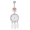 Comercio Electrónico Europeo y Americano Estilo Nuevo Delfín Lindo y Moderno Sexy Brillante Incrustado de Circonita Joyería de Piercing Anillo para Ombligo Anillo de Vientre