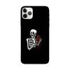 Funda para iPhone 16 Calavera Flor Calavera Gato Panda Halloween