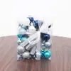 Bolas Luminosas para Árvore de Natal Transfronteiriças, Bolas Foscas, Bolas com Glitter, Estrelas para Topo de Árvore, Decoração de Natal para Casa, Decorações para Vitrines de Supermercado