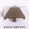 18mm de comprimento fivela decorativa outras formas de roupas sapato fivela pino fivela bagagem sapato flor acessórios acessórios marca registrada galvanoplastia atacado