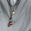 Mint Boy Collar de Estrella Hecho a Mano Estilo Japonés Unisex Colgante Vintage Estilo Chino Versátil Bohemio Para Usar en Capas