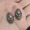 Accesorios de Aleación de Venta Caliente Transfronterizos Cuentas Redondas Color Gunmetal Cuentas de Calabaza Cuentas Semiacabadas Pulsera DIY Accesorios para Ropa Mayoreo