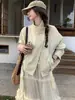 Jaqueta versátil estilo coreano para o dia a dia, com gola alta, para mulheres, nova para primavera e outono, caimento solto, acinturada, trench coat curto afina a silhueta