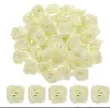 Cinta de Satén de 1.5cm Rosa Flores Pequeñas DIY Boda Ropa Prendas de Vestir Accesorios para la Cabeza de Niños Ropa Interior Accesorios Accesorios en Stock