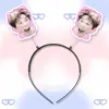 Wang Anyu Diadema de Resorte 3D Diadema Pasador Merchandising de Concierto Soporte para Fans Tiktok