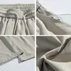 Ropa Vintage Verano 2025 Delgados Cómodos Versátiles Pantalones Casuales para Hombre Estudiante Modernos Cordón Caída Pantalones Deportivos