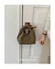 Bolso de mano plisado para mujer, nueva colección de otoño 2026, de alta gama, retro, moderno y adecuado para ir al trabajo; bolsa de mano de gran capacidad