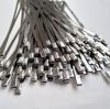 Bridas de acero inoxidable SUS304 Brida metálica para cable solar 4.6mm de ancho brida autoblocante