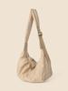 Bolsa Dumpling de Tela de Nylon Nicho Personalizada, Bolso de Hombro de Color Puro Moderno y Casual, Bolso Cruzado Versátil de Gran Capacidad, Verano