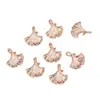 DIY Acessórios para Joias Antigas Cor Cobre Puro Retentor de Cor Pingente de Folha de Ginkgo Acessórios Antigos para Cabelo Coroas Material Acessórios