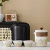 Juego de Té de Viaje, Taza Rápida, Taza de Té de Lujo Ligero para Exteriores, Juego Pequeño, Regalo de Negocios, Regalo Souvenir
