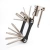 Herramienta de reparación de bicicletas, herramienta de reparación portátil, combinación multifuncional con cortador de cadena, juego de herramientas de desmontaje y reparación