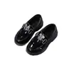Zapatos de piel para niños para primavera y otoño, zapatos nuevos estilo para niños pequeños, zapatos de vestir para actuaciones de estudiantes de primaria, zapatos de vestir estilo británico para niños