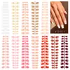 Caja de Set de Puntas para Uñas Manicura Sólida Color Mate con Brillo Estilo Francés de 288 Piezas, el Más Vendido de Amazon