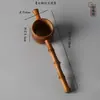 Colador de Raíz de Bambú al por Mayor, Filtro de Bambú, Filtro de Agujeros de Bambú, Accesorios para Té Kung Fu, Embudo de Bambú Creativo para Té