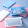 Bolsa de almacenamiento de mascarillas para niños y adultos, portátil, para boca y nariz, para el hogar, con clip temporal