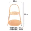 Produtos de Cesta de Bambu Feitos à Mão, Cestas Portáteis para Confeitaria e Lanches, Bandejas de Palha para Lanches, Cestas de Bambu, Cestas para Armazenamento de Vegetais