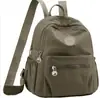Nova Mochila Pequena, Leve, Mochila Repelente à Água, Casual e Versátil, Tecido de Nylon Lavado, Tendência Feminina e Leve