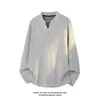 2026 HT26437, versión larga, blanco, talla grande, cuello en V, camiseta de manga larga, M-5X, HT26982 - Especial P21
