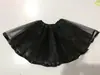 Saia Tutu Infantil Princesa Lantejoula Três Camadas Seis Peças Malha Bainha Larga