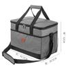 Bolsa para Fiambrera Qi Di Aislamiento Papel de Aluminio Engrosada Portátil Bolsa de Almuerzo Gran Capacidad Bolsa para Arroz Engrosada