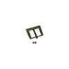 Hebilla trapezoidal de 6 puntos, accesorios de hardware para equipaje, ancho interior de 19 mm, ajuste de longitud, hebilla de bolso, hebilla de cordón