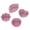 Creative cuenco pequeño de paja de trigo para el hogar, mini plato para condimentos, plato para pepinillos, plato para salsa de soja para mojar