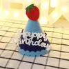 Chapéu de Aniversário Celebridade da Internet ins Menina Menino Crianças Adulto Chapéu de Aniversário Princesa Festa de Aniversário Decoração de Bolo