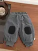 Pantalones Gruesos de Polar para Niños para Otoño e Invierno, Pantalones Jogger Gruesos y Cálidos Estilo Coreano para Bebés, Pantalones Elegantes de Pierna Ancha para Bebés