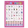 Educación temprana para niños gráfico de pared silencioso gráfico de pared fonético pinyin lectura imagen alfabetización calcomanías de pared para educación temprana tabla inicial de vocales madre fabricantes