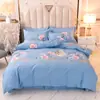 Conjunto de cama de quatro peças, 100% algodão, qualidade A, espessado e escovado para maior conforto, adequado para outono e inverno, atacado e dropshipping disponíveis do fabricante para vendas transfronteiriças