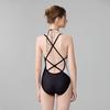 Nuevo Traje de Baño Sexy Deportivo Profesional de Carreras Adelgazante de Cintura con Espalda Descubierta Estampado de Gato Blanco y Negro de Moda