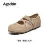 Zapatos Deportivos Mary Jane Aogushi Deng para Mujer 2026 Nuevo Otoño Suela Suave Maillard Cómodos Zapatos de una Sola Pieza que no Cansan